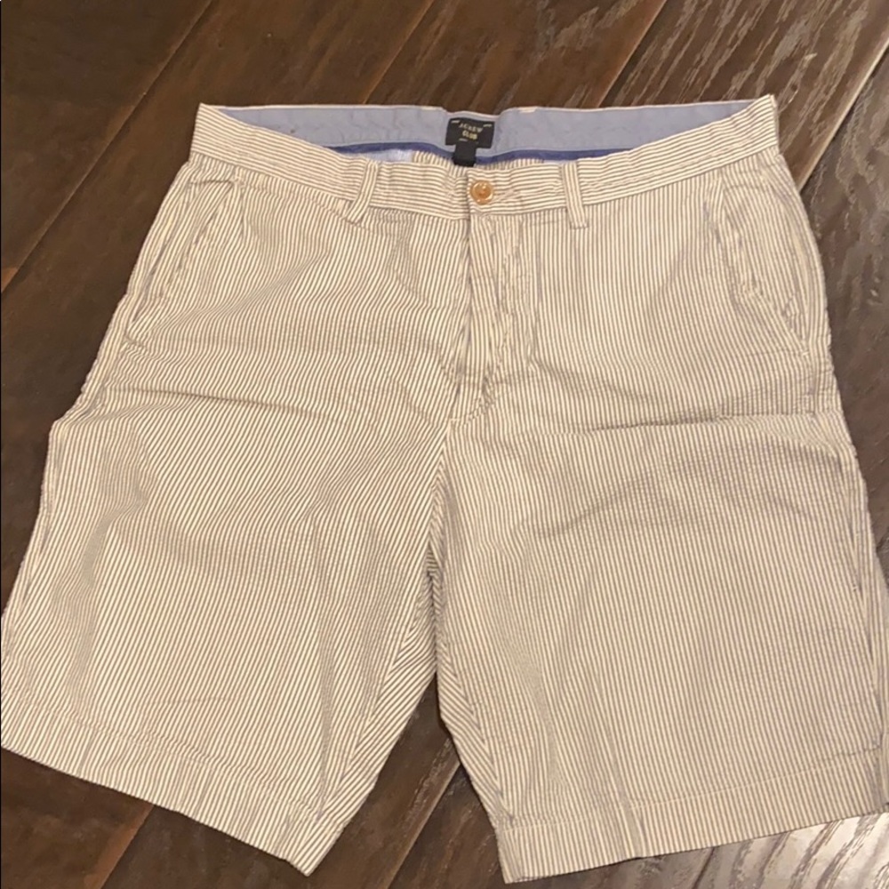 J crew striped men’s shorts Sz 35(2)